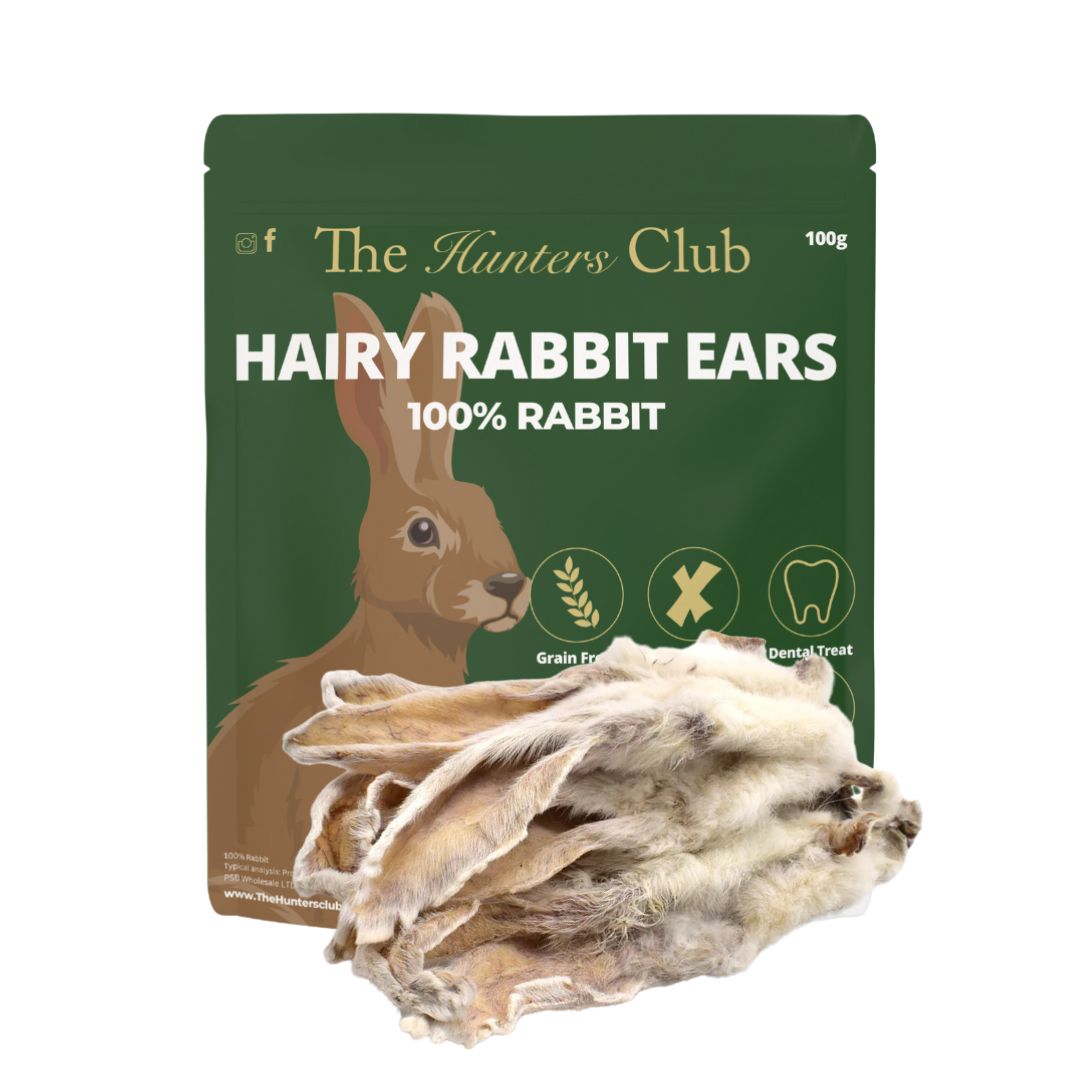 Uk Rabbitears The Hunters Club Hairy Rabbit Ears – Dofos Pet Centre