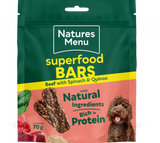 Natures Menu Superfood Bars Beef with Spinach & Quinoa