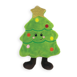 Happy Pet Cooper Christmas Tree Unstuffed Crinkle Dog Toy