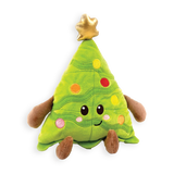Happy Pet Cooper Christmas Tree Multi Squeaker Dog Toy