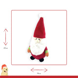 Happy Pet Santa Paws Squeaker Body Dog Toy