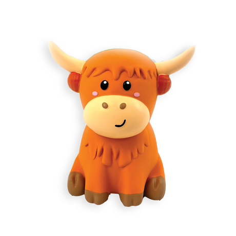 Happy Pet Highland Cow Latex Dog Toy