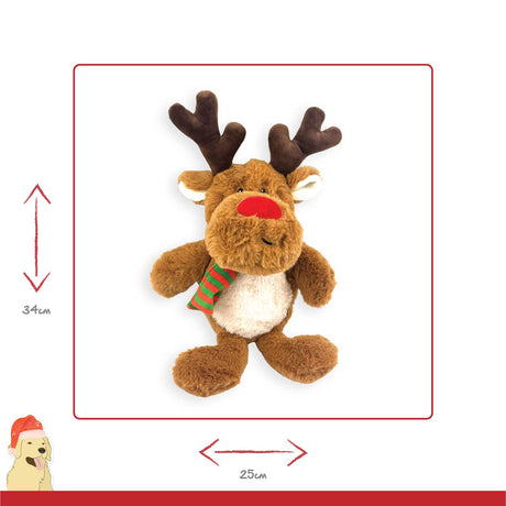 Happy Pet Ralph Reindeer Plush Dog Toy