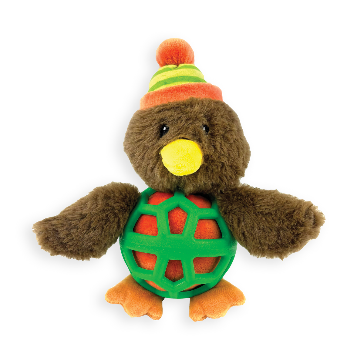 Happy Pet Rolo Robin TPR Body Dog Toy