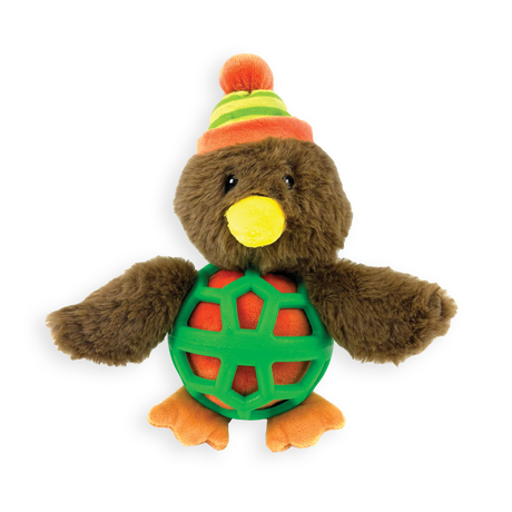 Happy Pet Rolo Robin TPR Body Dog Toy