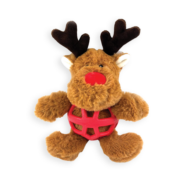 Happy Pet Ralph Reindeer TPR Body Dog Toy