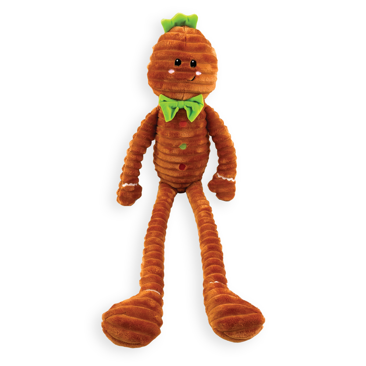Happy Pet Jumbo Gingerbread Plush Dog Toy