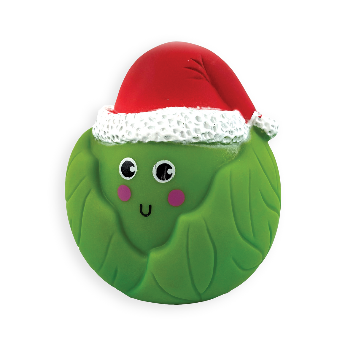 Happy Pet Brussel Sprout Vinyl Squeaky Dog Toy