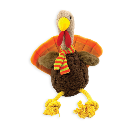 Happy Pet Tommy Turkey Plush Dog Toy - Regular