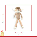 Happy Pet Jumbo Hettie Highland Cow Plush Dog Toy