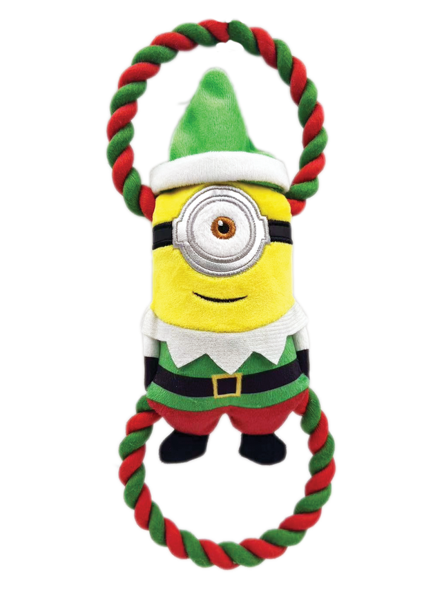 Happy Pet Minion® Festive Double Tug Stuart 11"