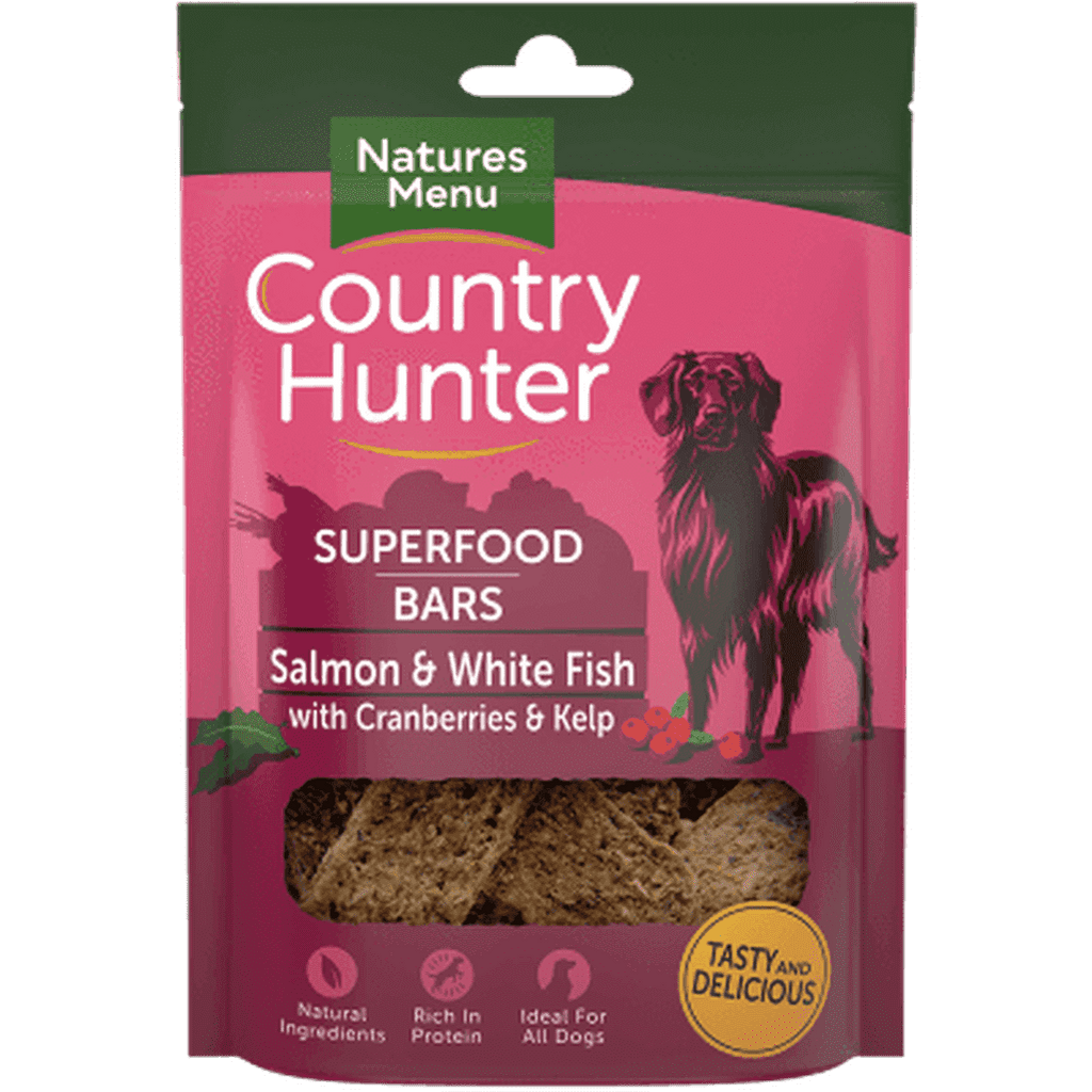 Natures Menu Superfood Bars Salmon & White Fish with Cranberries & Kelp-Dog Treat-Natures Menu-Dofos Pet Centre