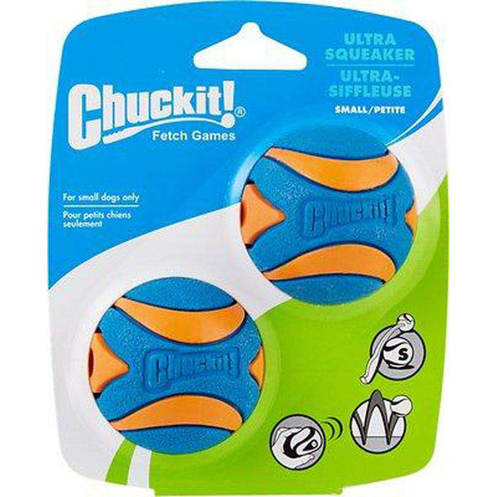Chuckit Ultra Squeaker Ball Dog Toy-Dog Toys-Chuckit-Single Small-Dofos Pet Centre