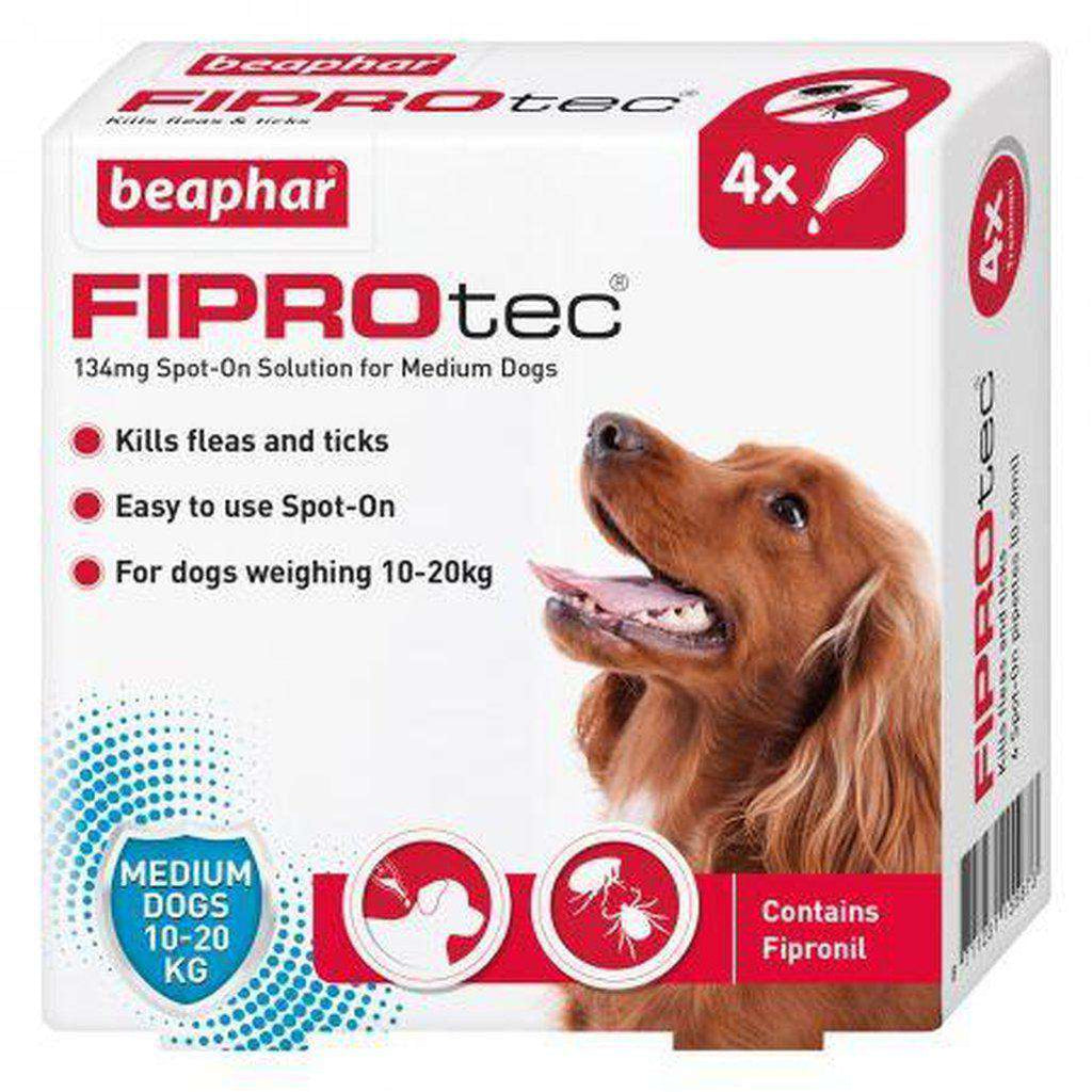 FIPROtec® Spot-On Como Solution for Dogs - All Sizes-Health & Treatments-Beaphar-Medium 10kg-20kg-Dofos Pet Centre