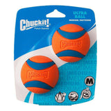 Chuckit Ultra Ball Dog Toy-Dog Toys-Chuckit-Medium 2 Pack-Dofos Pet Centre