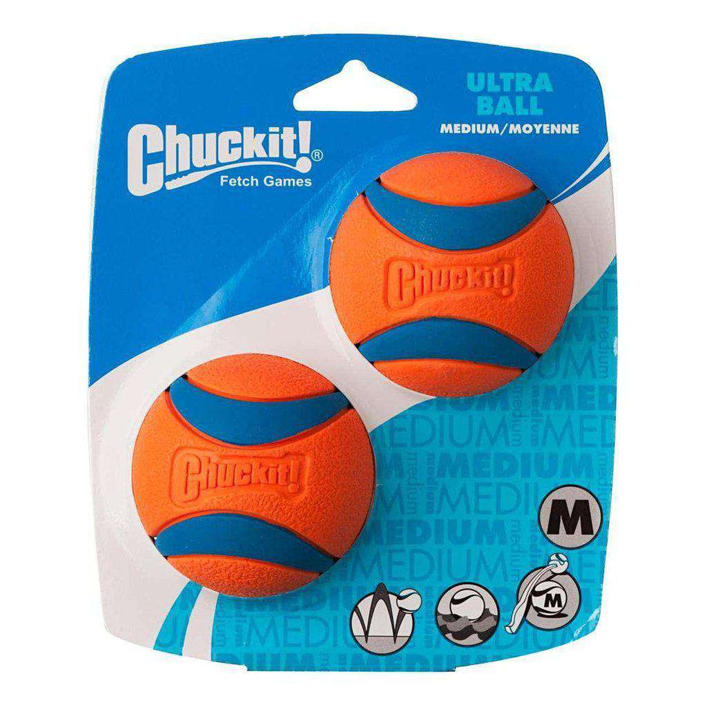 Chuckit Ultra Ball Dog Toy-Dog Toys-Chuckit-Medium 2 Pack-Dofos Pet Centre