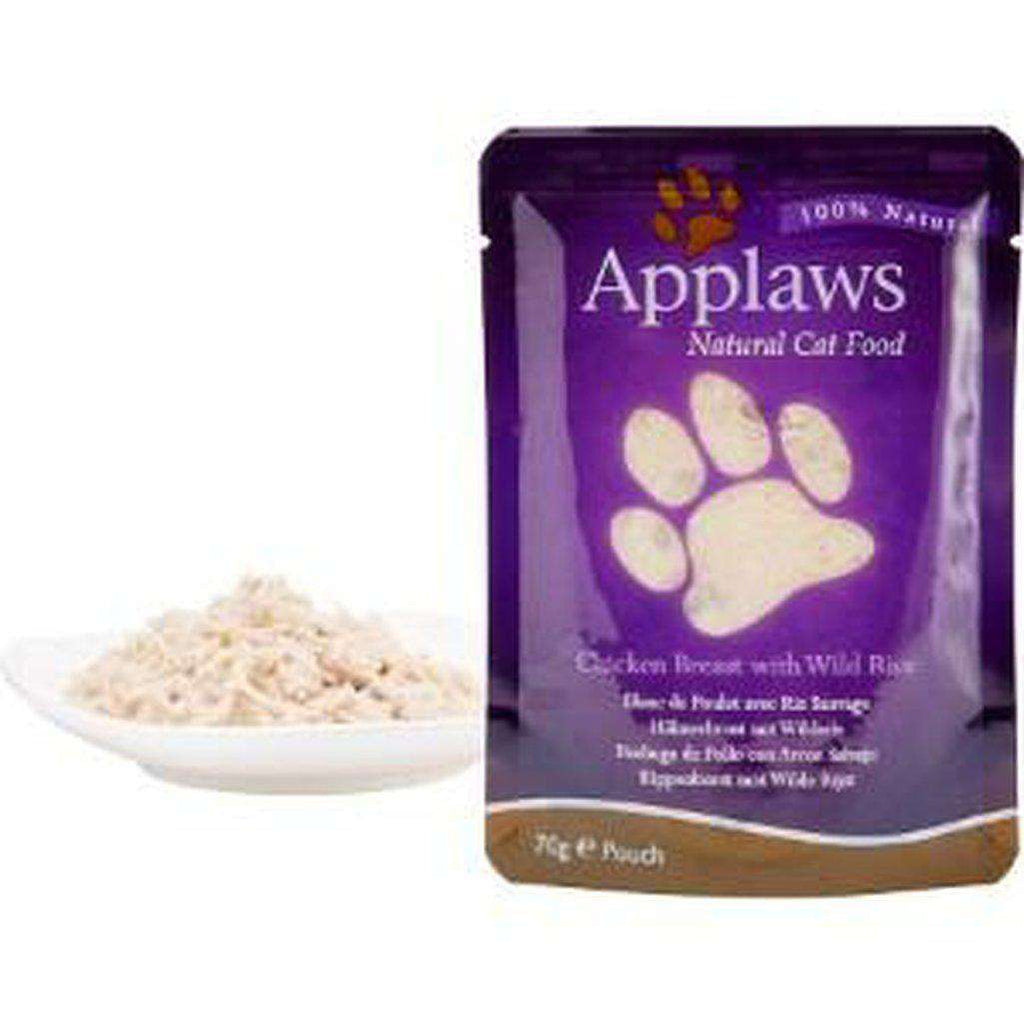 Applaws Natural Pouch Chicken with Rice in Broth Wet Cat Food 70g-Cat Wet Food-Applaws-Dofos Pet Centre