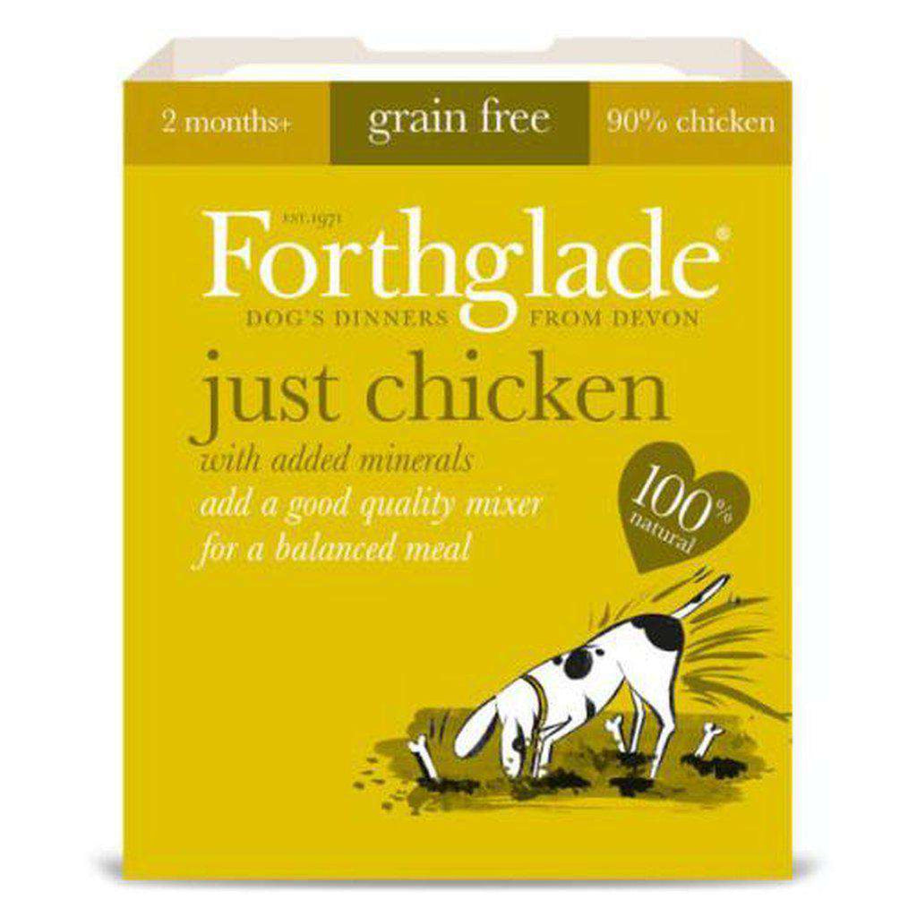 Forthglade Just Chicken Wet Dog Food 395g-Dog Wet Food-Forthglade-Dofos Pet Centre