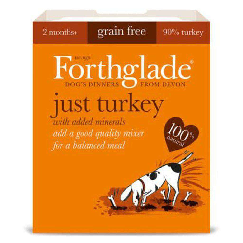 Forthglade Just Turkey Grain Free Wet Dog Food 395g-Dog Wet Food-Forthglade-Dofos Pet Centre