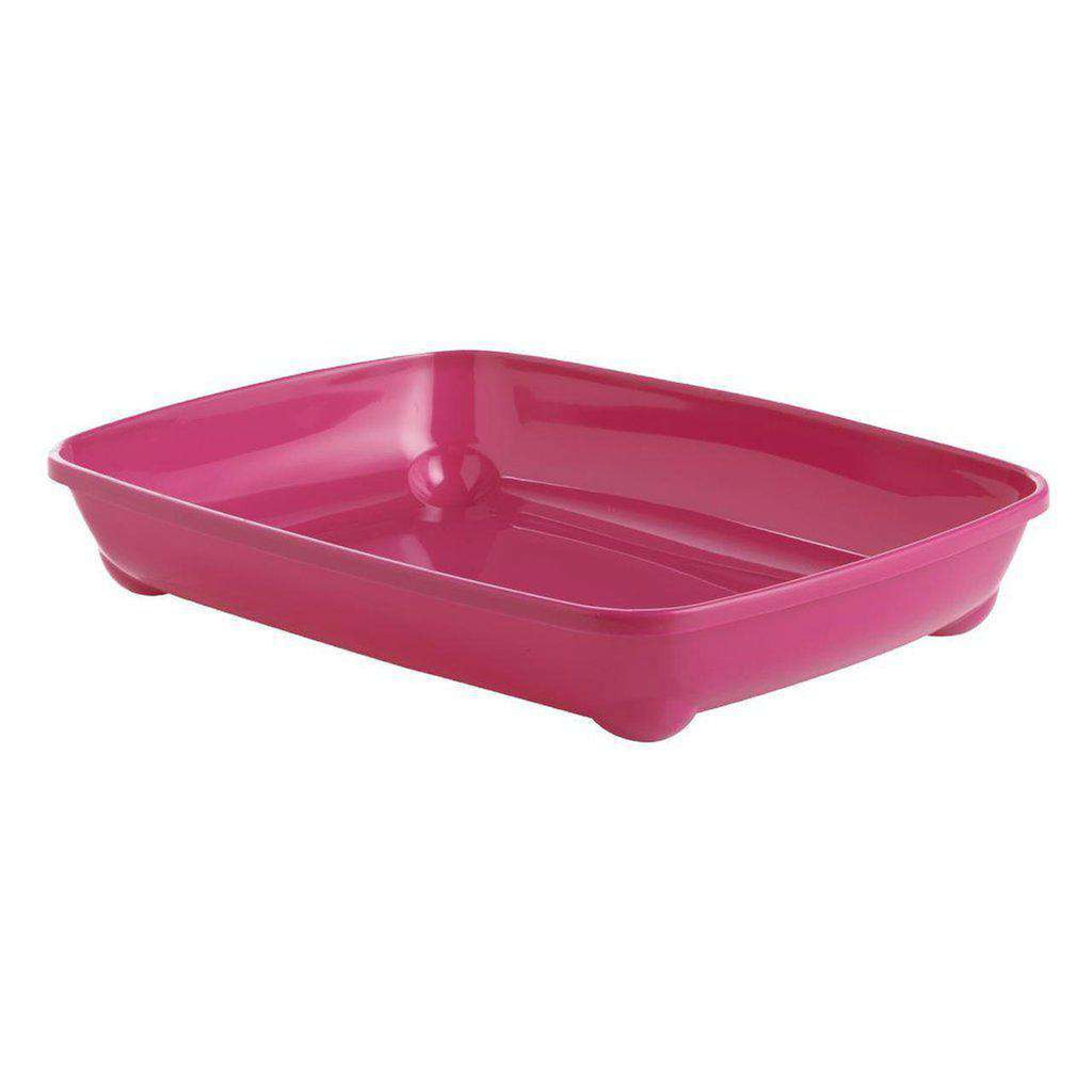 Cat Litter Tray - Various Sizes & Colours-Cat Accessories-Ferplast-37cm-Pink-Dofos Pet Centre