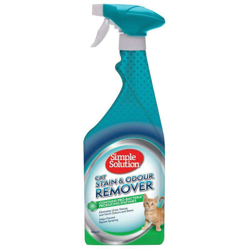 Simple Solution Cat Stain & Odour Remover - Various Sizes Available-Cat Accessories-Simple solutions-750ml(trigger top)-Dofos Pet Centre