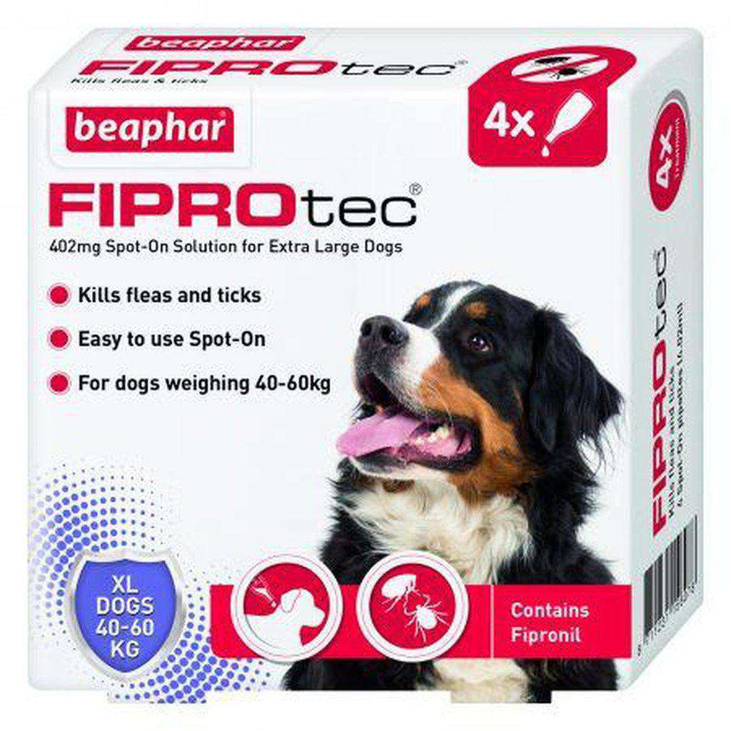FIPROtec® Spot-On Como Solution for Dogs - All Sizes-Health & Treatments-Beaphar-Extra Large 40kg-60kg-Dofos Pet Centre