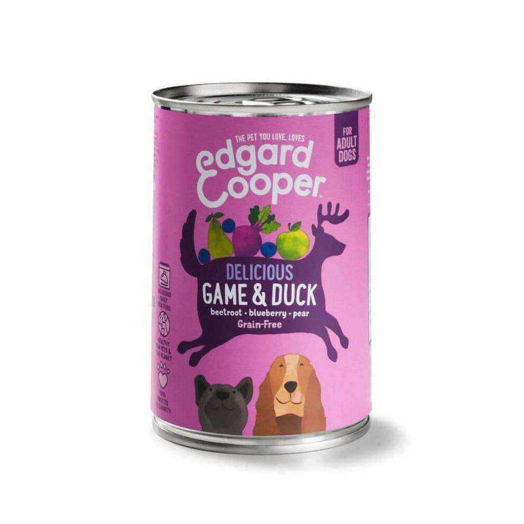 Edgard & Cooper Adult Grain Free Wet Dog Food with Game & Duck 400g-Dog Wet Food-Edgar & cooper-Dofos Pet Centre