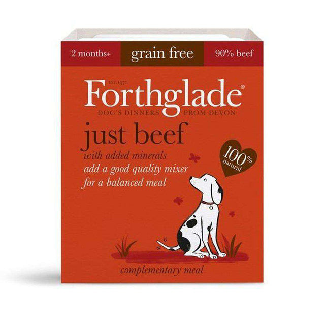 Forthglade Just Beef Wet Dog Food 395g