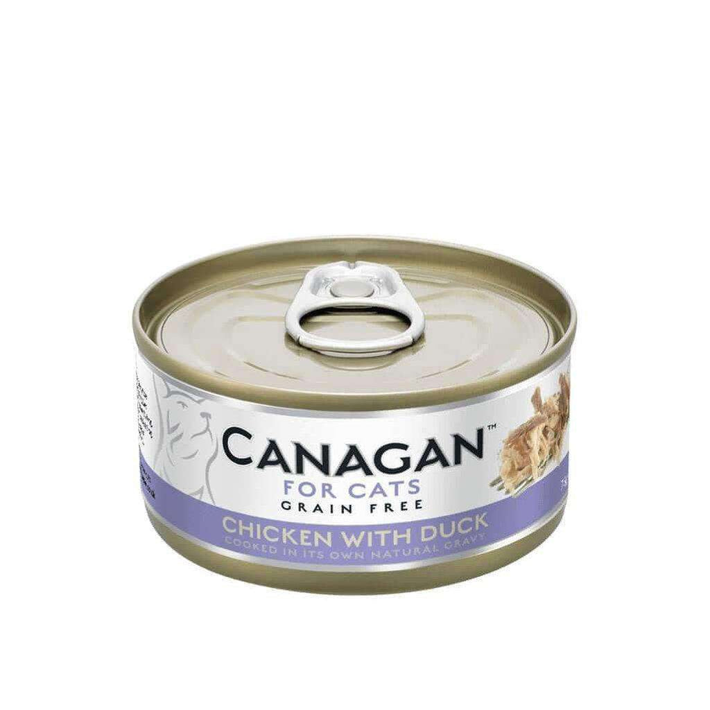 Canagan Chicken With Duck Can Cat Wet Food 75g-Cat Wet Food-Canagan-Dofos Pet Centre