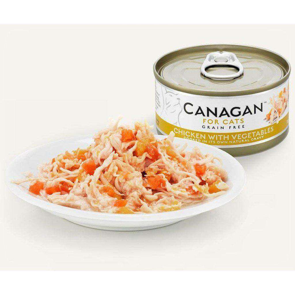 Canagan Chicken With Vegetables Can Cat Wet Food 75g-Cat Wet Food-Canagan-Dofos Pet Centre