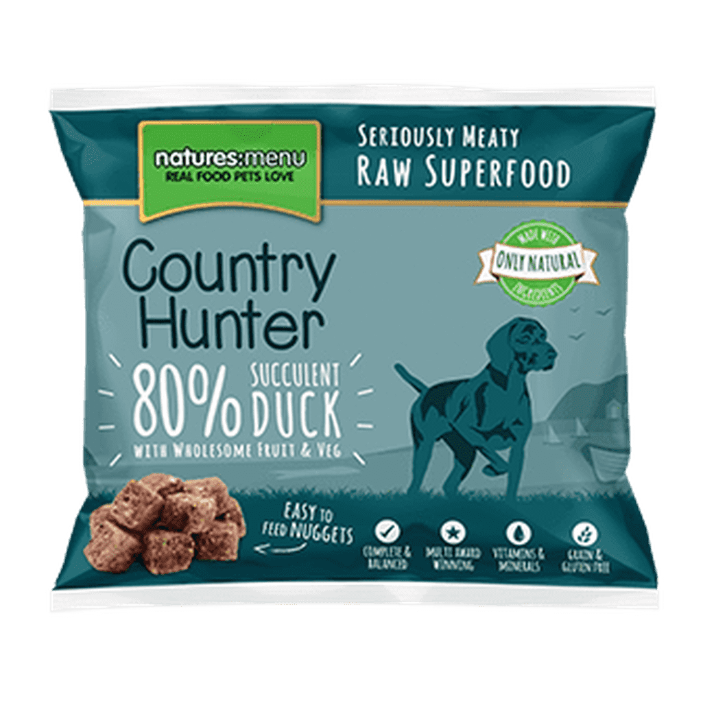 Natures menu country hunter raw sale nuggets