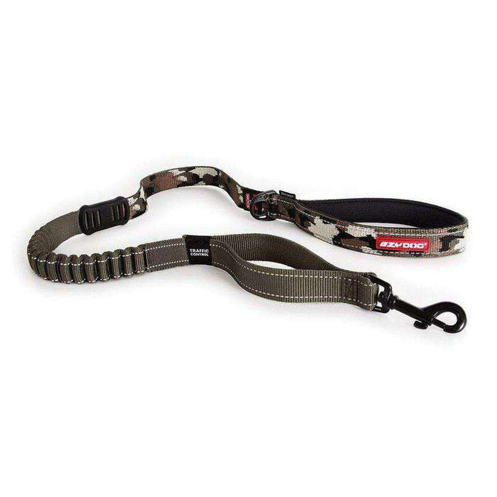 EzyDog Zero Shock Lead 48'' - All Colours-Dog Lead-Ezydog-Camo-Dofos Pet Centre