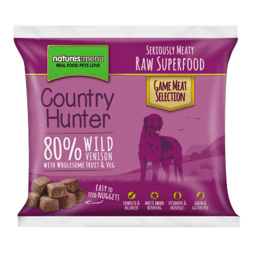 Natures Menu Country Hunter Superfood Nuggets Wild Venison Raw Dog Food-Raw Food-Natures Menu-Dofos Pet Centre