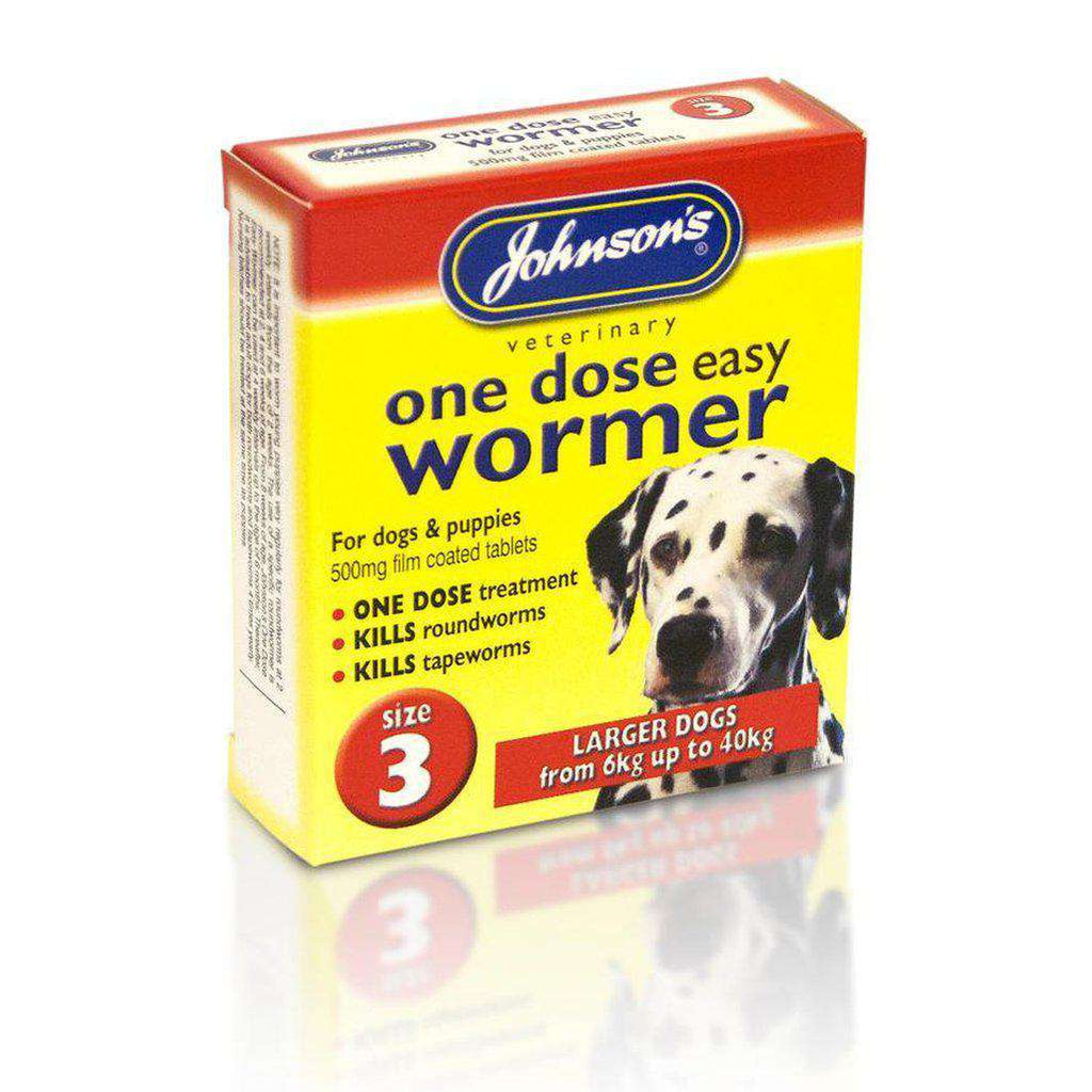 Johnsons One Dose Easy Wormer - All Sizes-Health & Treatments-Johnsons-3-Dofos Pet Centre