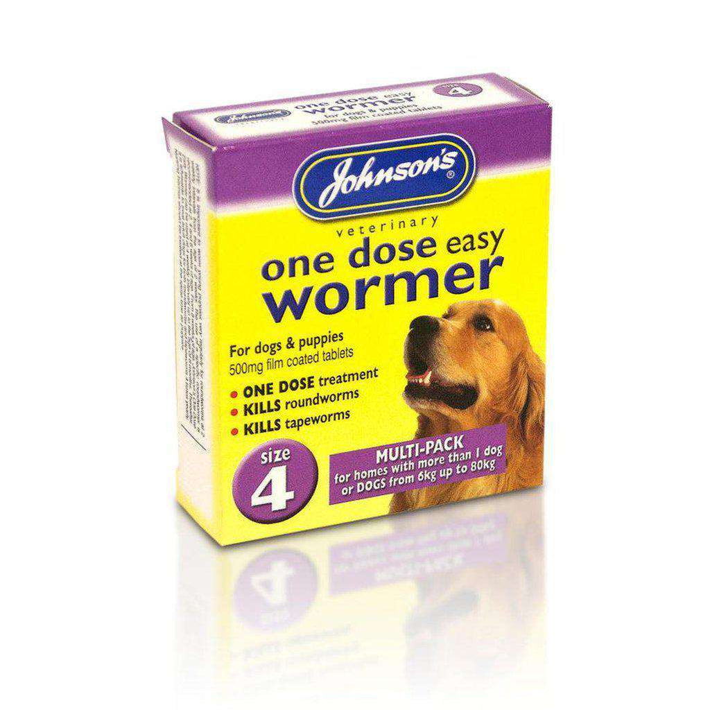 Johnsons One Dose Easy Wormer - All Sizes-Health & Treatments-Johnsons-4-Dofos Pet Centre