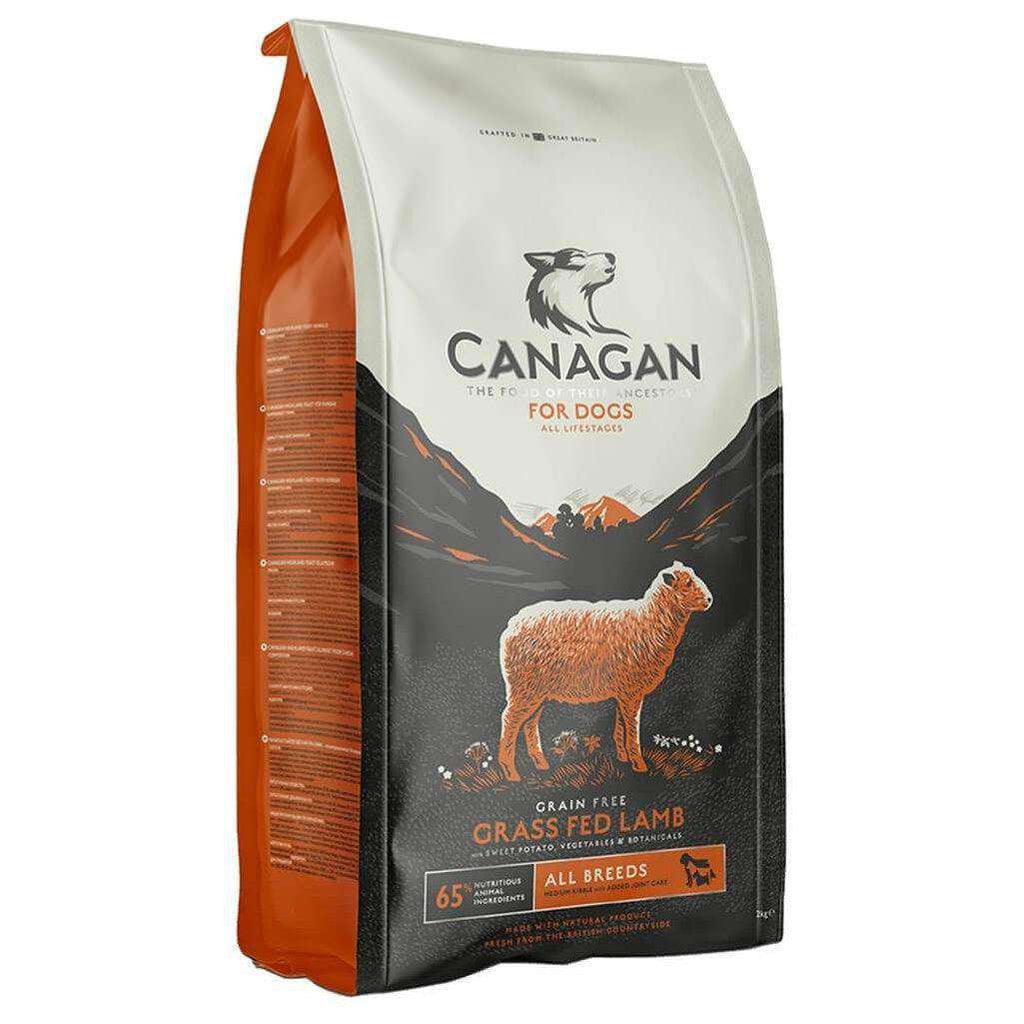 Canagan Grass Fed Lamb Grain Free Dog Food-Dog Dry Food-Canagan-2kg-Dofos Pet Centre