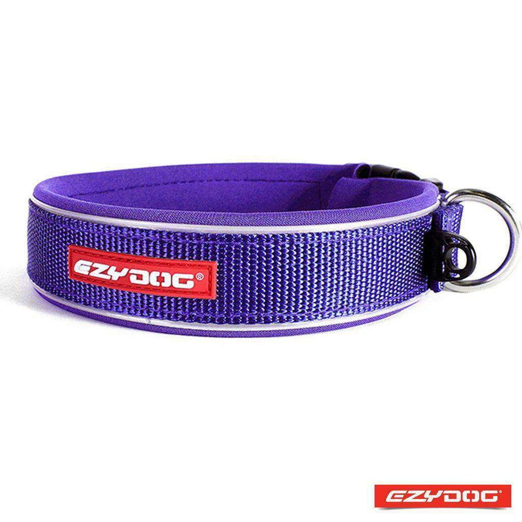 EzyDog Neo Classic Dog Collar- All Colours-Dog Collar-Ezydog-Xs-Purple-Dofos Pet Centre