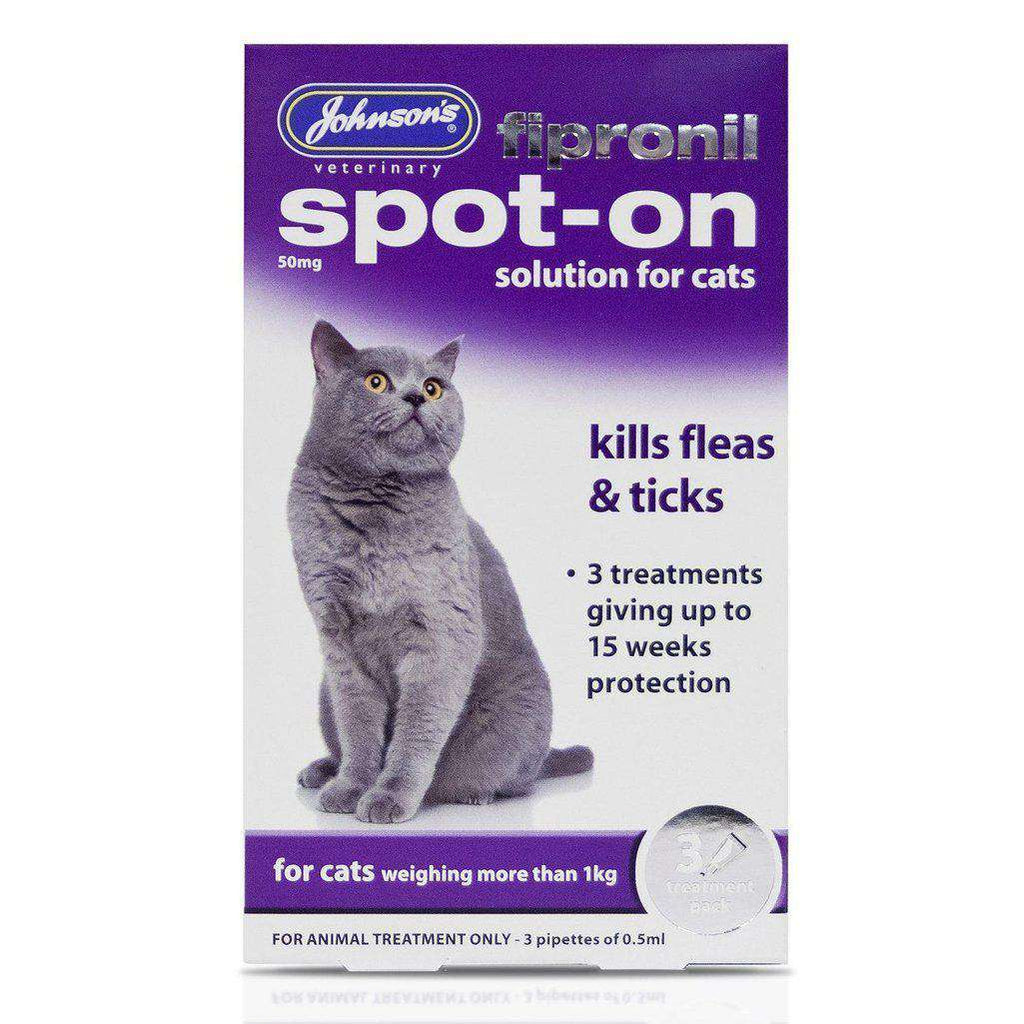 Johnson's Fipronil Spot-On for Cats-Health & Treatments-Johnson's-Single (5week)-Dofos Pet Centre
