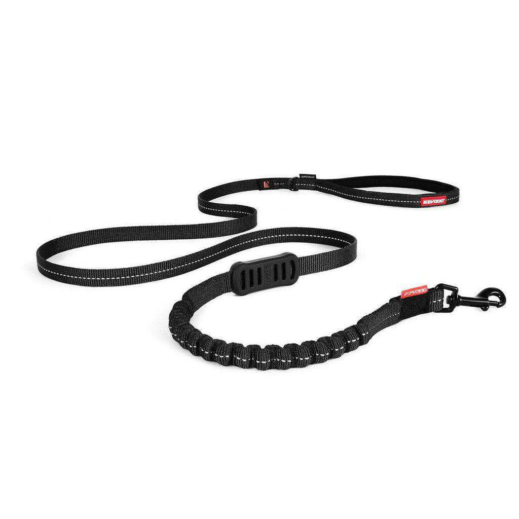 EzyDog Zero Shock Lite Lead 48'' - All Colours-Dog Lead-Ezydog-Black-Dofos Pet Centre