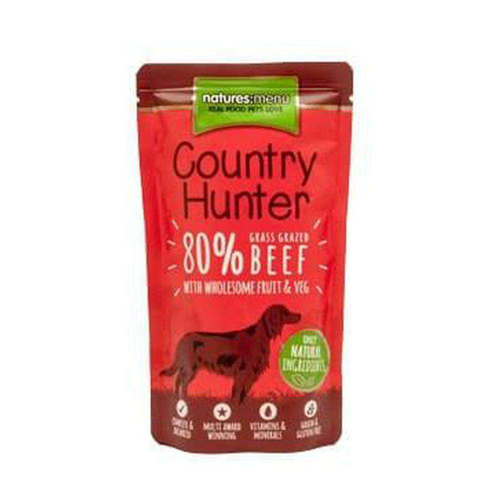 Natures Menu Country Hunter Grass Grazed Beef Dog Food Pouch-Dog Wet Food-Natures Menu-1x150g-Dofos Pet Centre